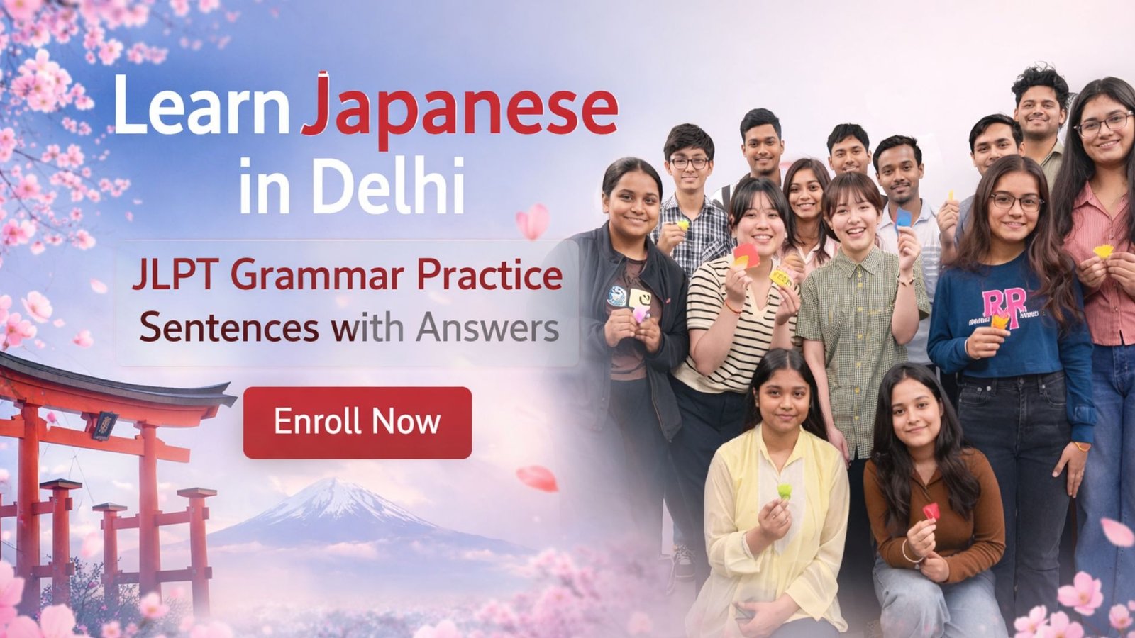 JLPT Grammar Practice Sentences with Answers – Complete Practice Guide